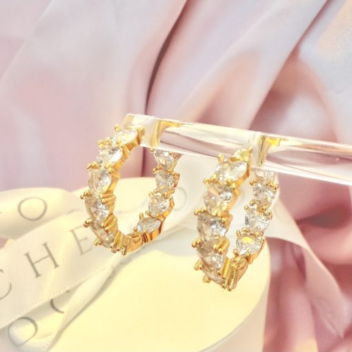 qoocheloo heart earrings